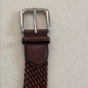 Brown polo Ralph Lauren braided belt